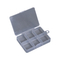 Caja de almacenamiento de equipo de pesca de accesorios de serie de carcasa de plástico transparente pequeña