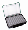 Nuevo diseño de inserción de dos lados Caja de plástico transparente para pesca con mosca