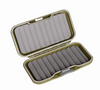 Caja transparente de plástico para pesca con mosca Diseño de espuma magnética insertada en la caja para pesca con mosca