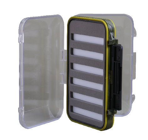 Caja de almacenamiento de señuelo de gancho impermeable Caja de pesca con mosca