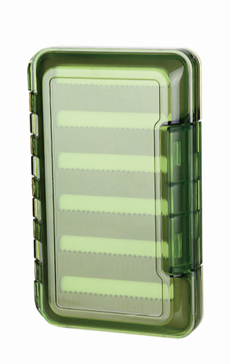Diseño de inserción de espuma Fly Plastic Transparent Fly Fishing Box