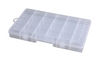 Organizador de tornillos de cuentas de joyería 24 compartimentos Contenedor de caja de almacenamiento de plástico transparente