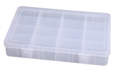 Cajas de joyería Caja de compartimento organizador de 16 rejillas