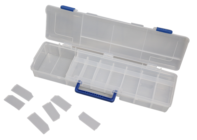 Caja de plástico multifuncional para equipo de pesca