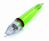 1 unidad verde y transparente de 17 cm, señuelo submarino de caída profunda, luz de pesca LED atractiva para lubina