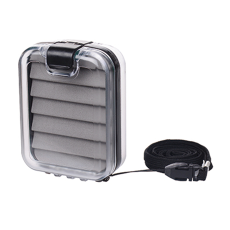 Caja de pesca con mosca Caja de gancho de pesca con mosca de plástico