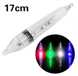 Luz de pesca LED atractiva subacuática de caída profunda transparente de 17 cm